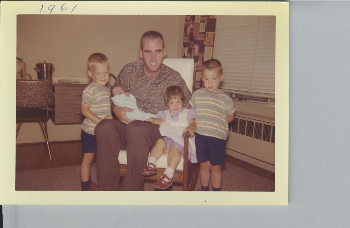 Daddy with Keith, Mark, Kimberly & Patrick